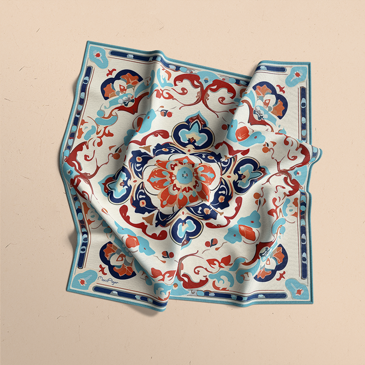 مینی اسکارف فرش گلستان