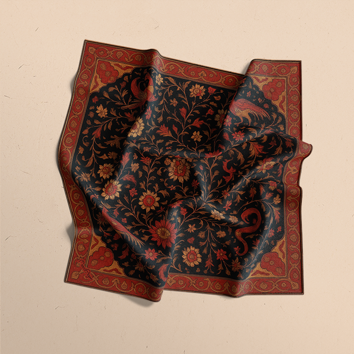 مینی اسکارف فرش اصفهان